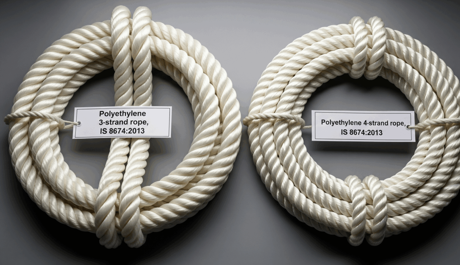 Fibre Ropes – Polyethylene – 3- and 4-Strand Ropes (IS 8674:2013)