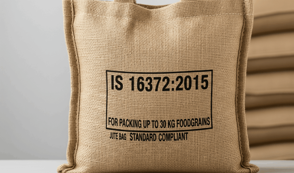 Jute Bags Packing up to 30 kg Foodgrains (IS 16372:2015)