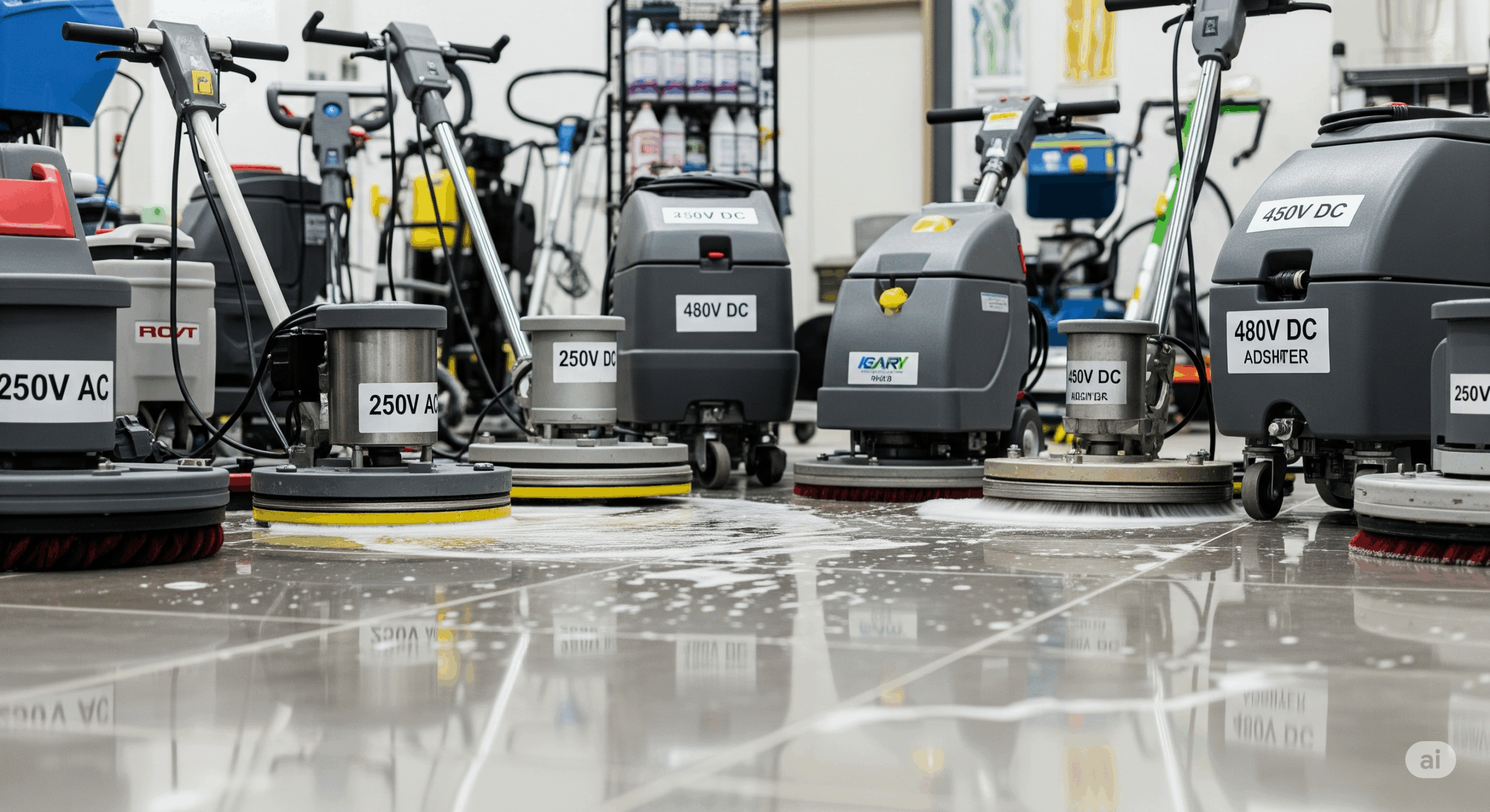 Floor Treatment Machines and Wet Scrubbing Machines