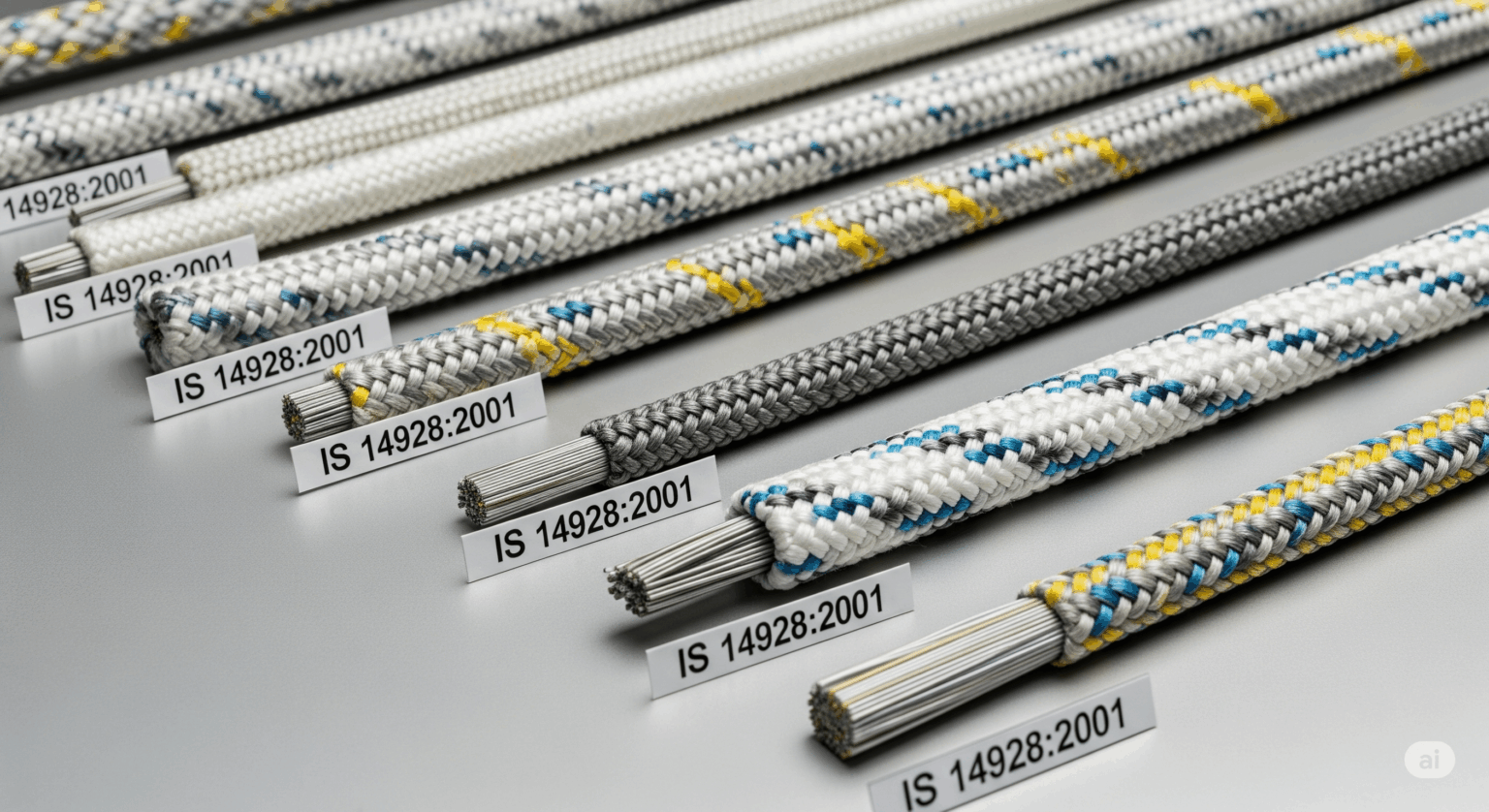Textiles – Composite Synthetic Fibre Ropes (IS 14928:2001)