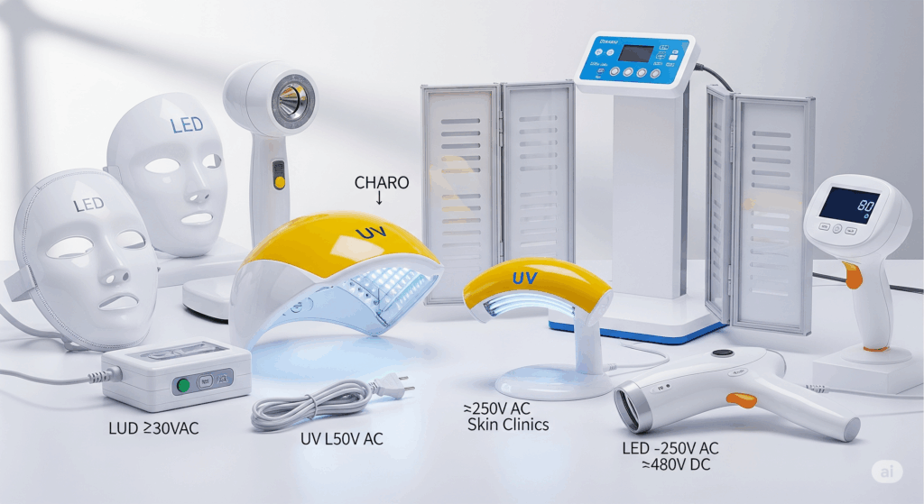 Appliances for Skin Exposure to Optical Radiation