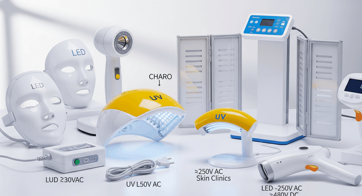 Appliances for Skin Exposure to Optical Radiation