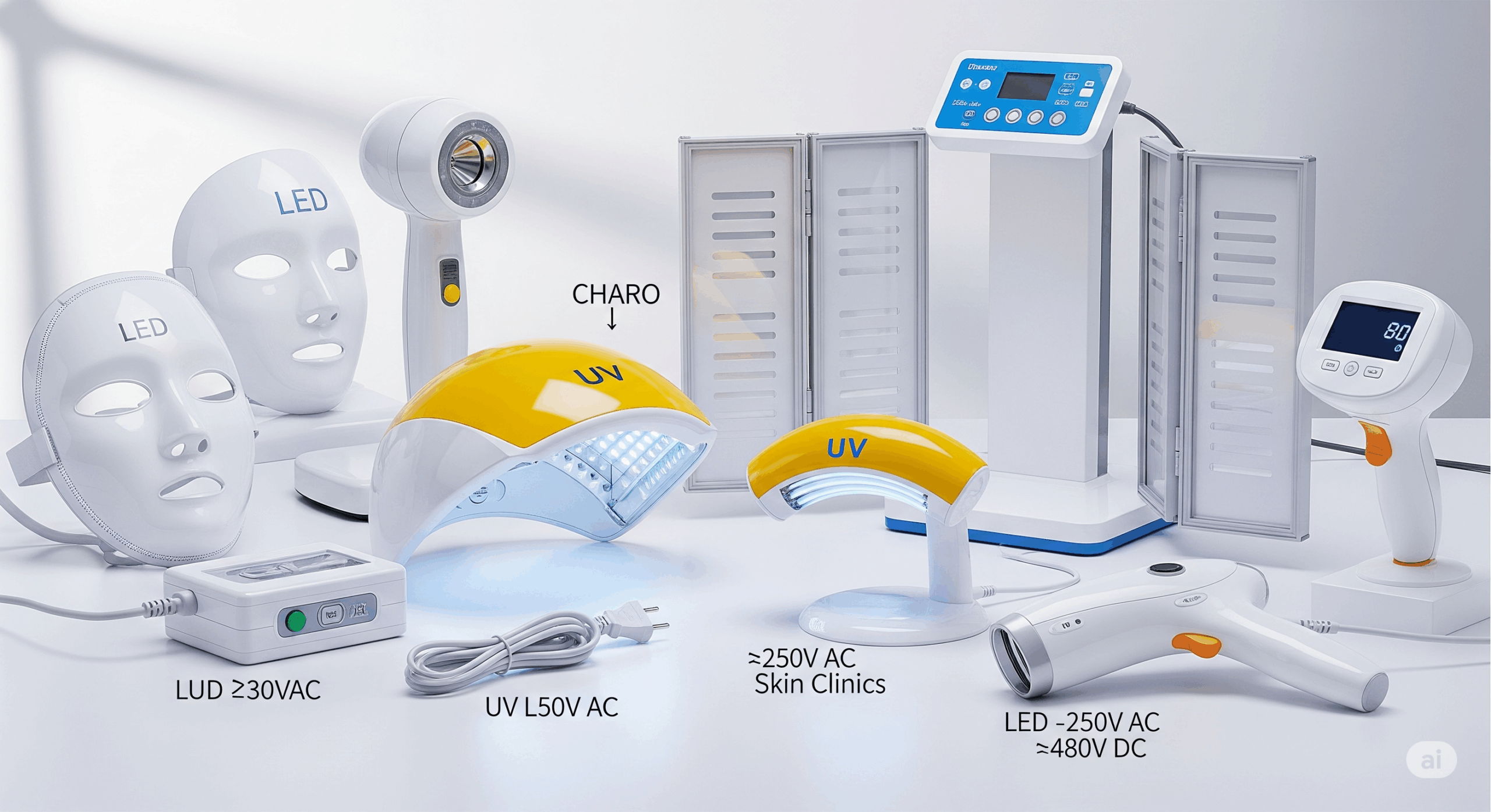 Appliances for Skin Exposure to Optical Radiation