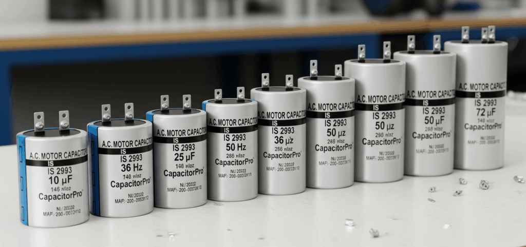 A.C. Motor Capacitors (IS 2993)