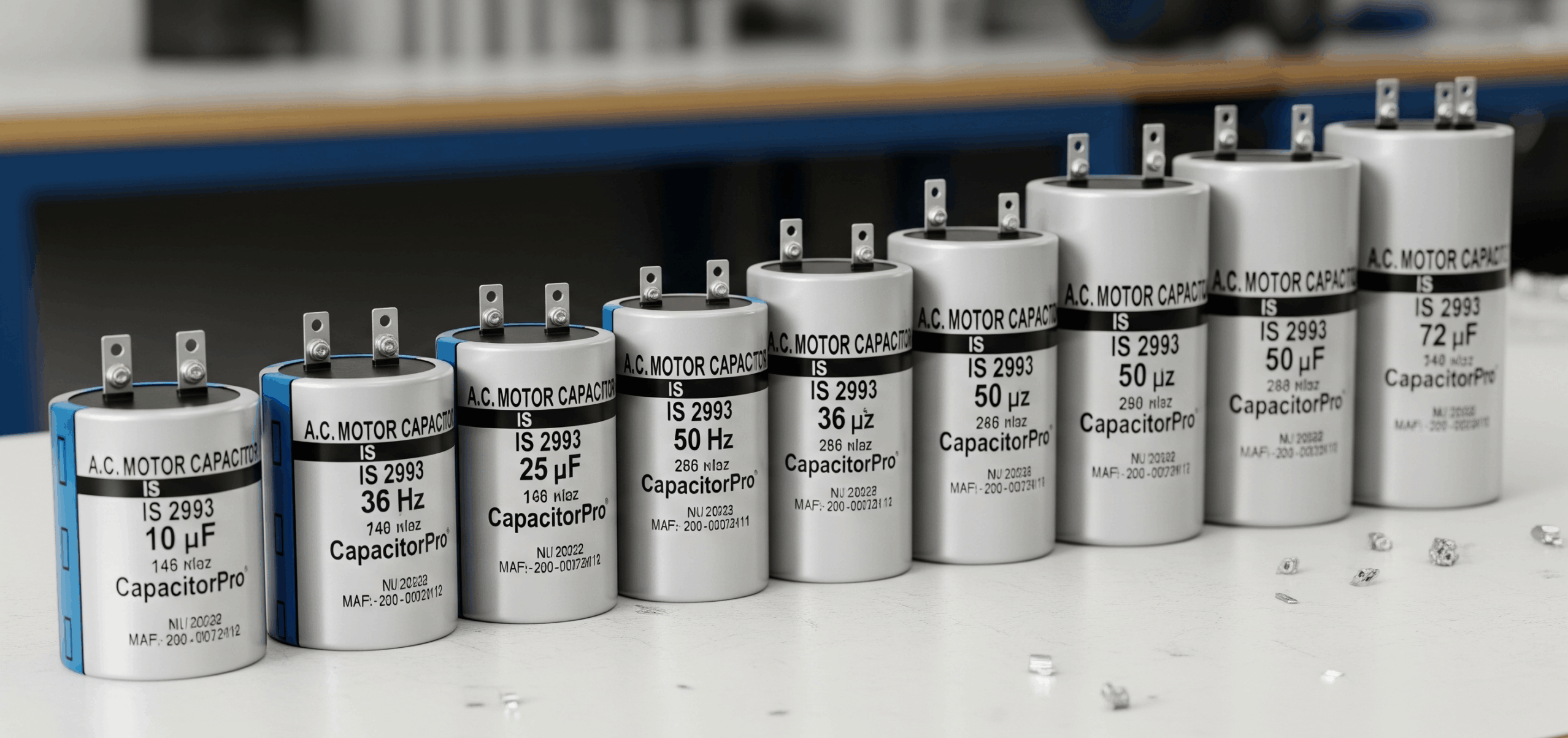 A.C. Motor Capacitors (IS 2993)