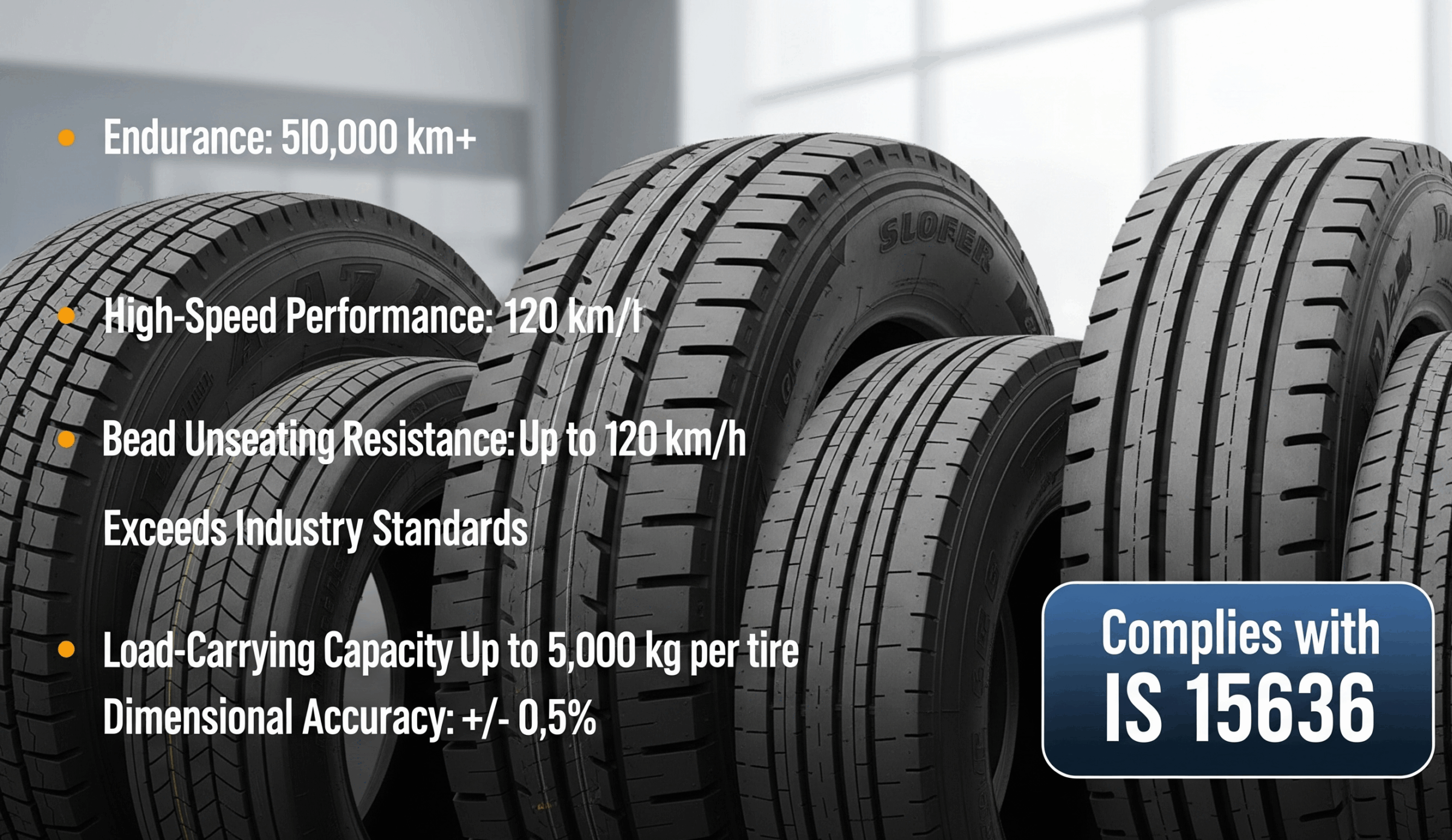 Pneumatic Tyres for Commercial Vehicles IS 15636