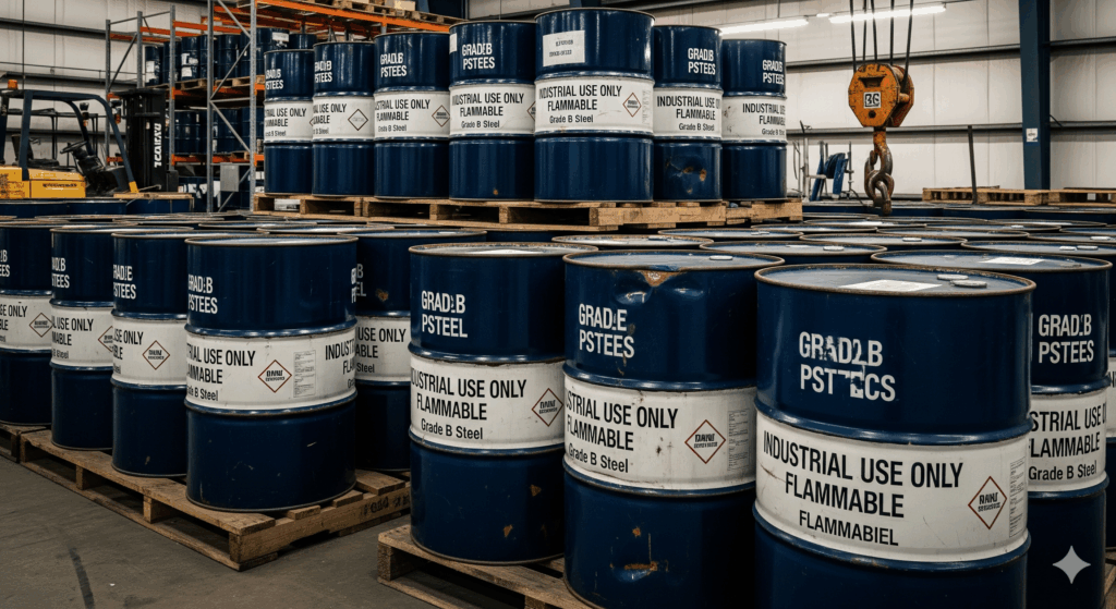  Drums, Large, Fixed Ends – Grade B Drums - IS 1783 (Part 2):2014 
