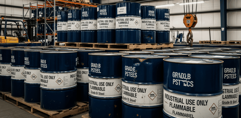  Drums, Large, Fixed Ends – Grade B Drums - IS 1783 (Part 2):2014 