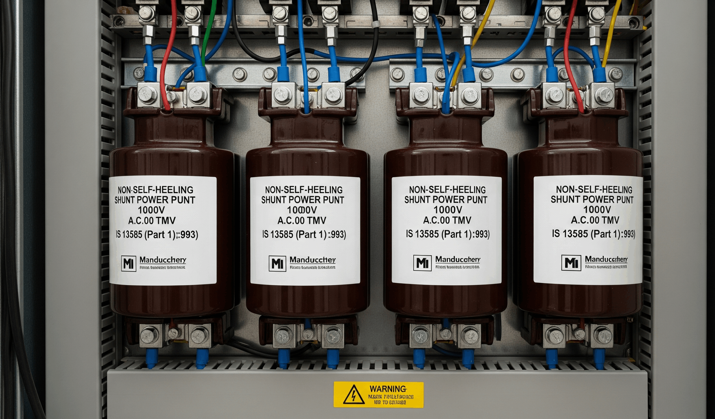 Shunt Power Capacitors of the Non-Self-Healing Type for AC Systems having a Rated Voltage up to and Including 1000 V IS 13585 (Part 1):1993