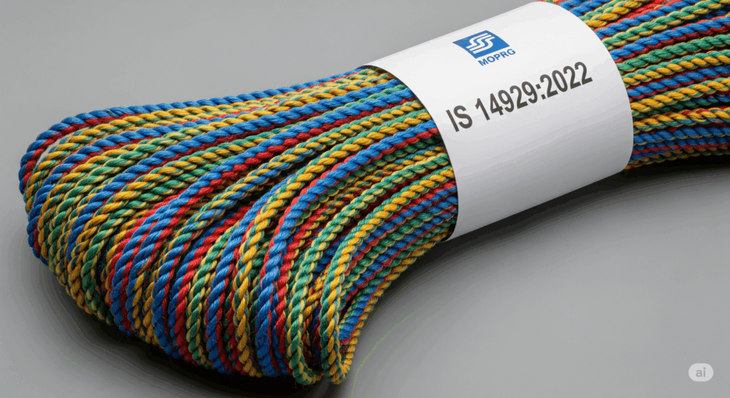 Textiles – Mixed Polyolefin Fibre Ropes (IS 14929:2022)