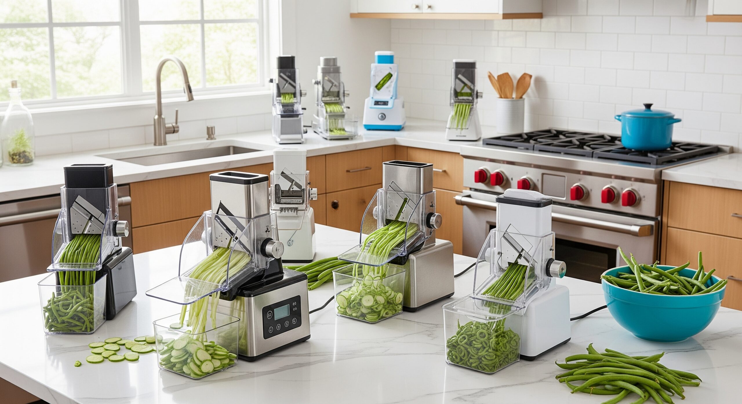 Electric Bean Slicers