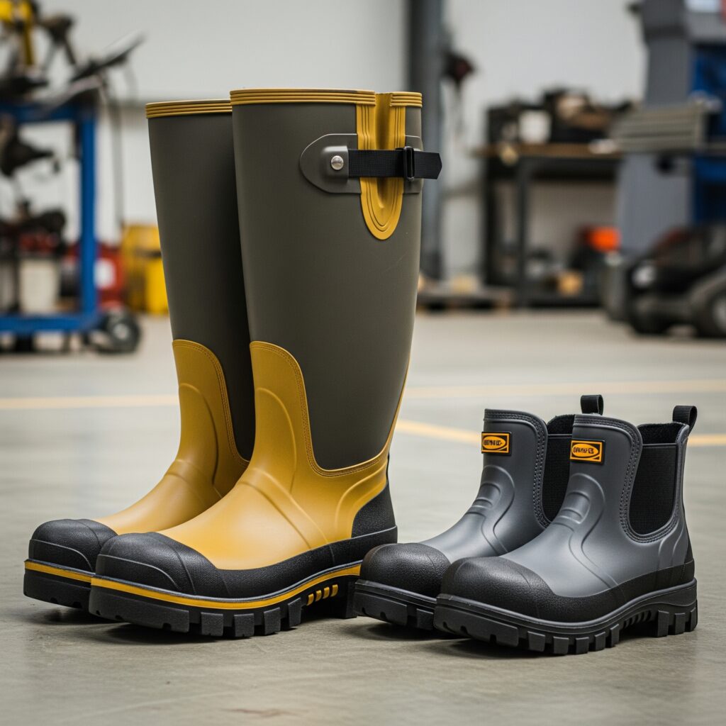 Foot Wear All Rubber Gum Boots and Ankle Boots