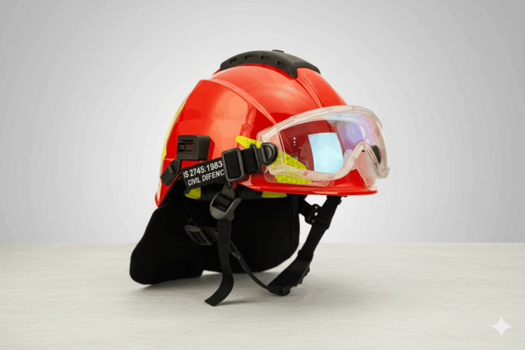 Non-metal helmet for firemen and civil defence personnel – IS 2745:1983