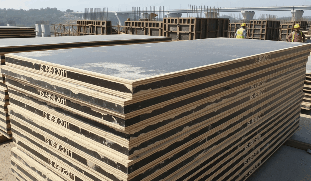 Plywood for Concrete Shuttering Works (IS 4990:2011)