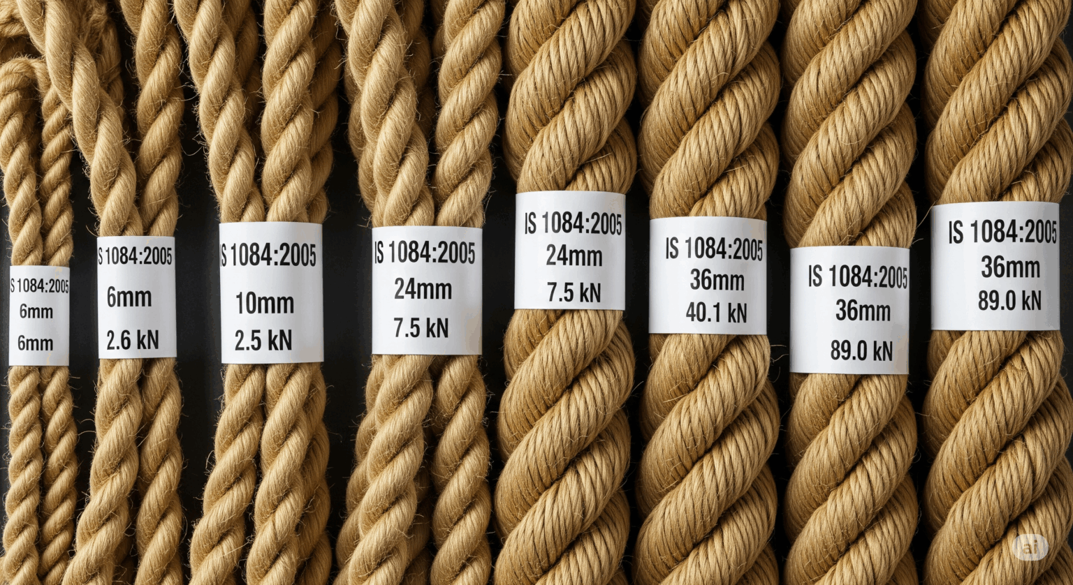 Textiles – Manila Ropes IS 1084:2005