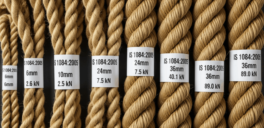 Textiles – Manila Ropes IS 1084:2005