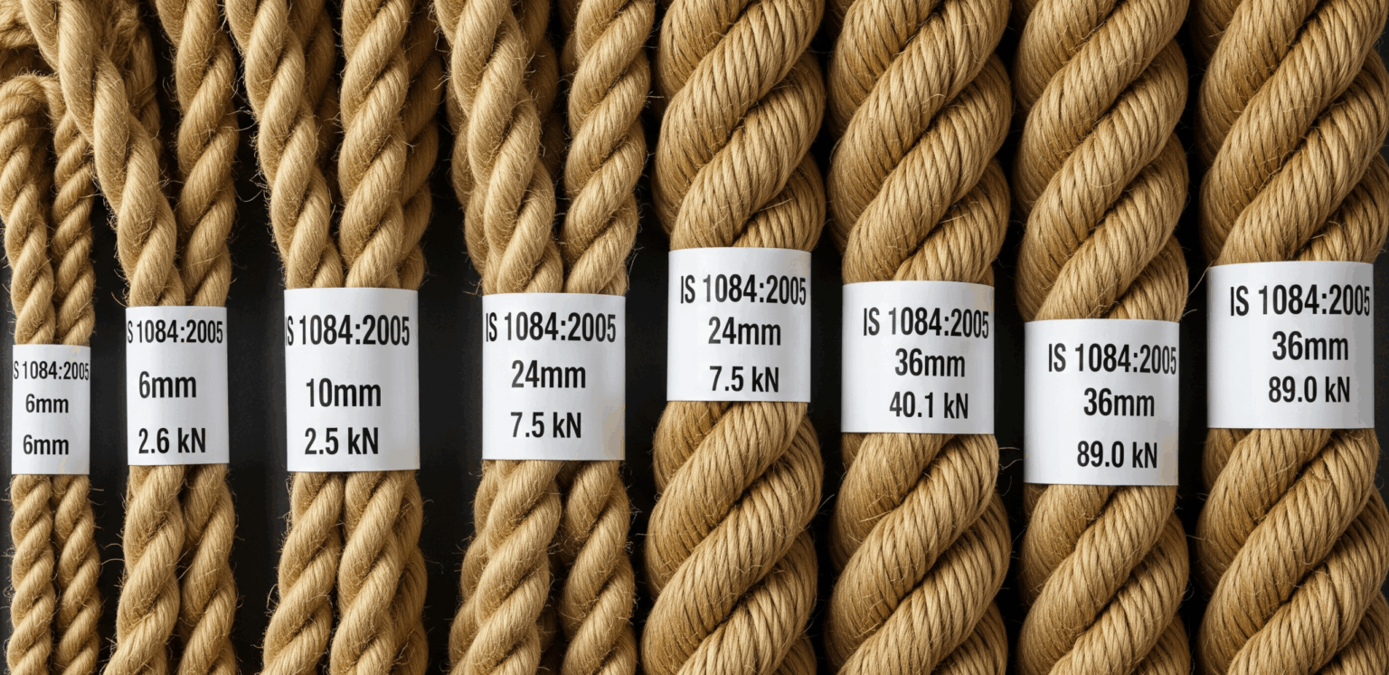 Textiles – Manila Ropes IS 1084:2005