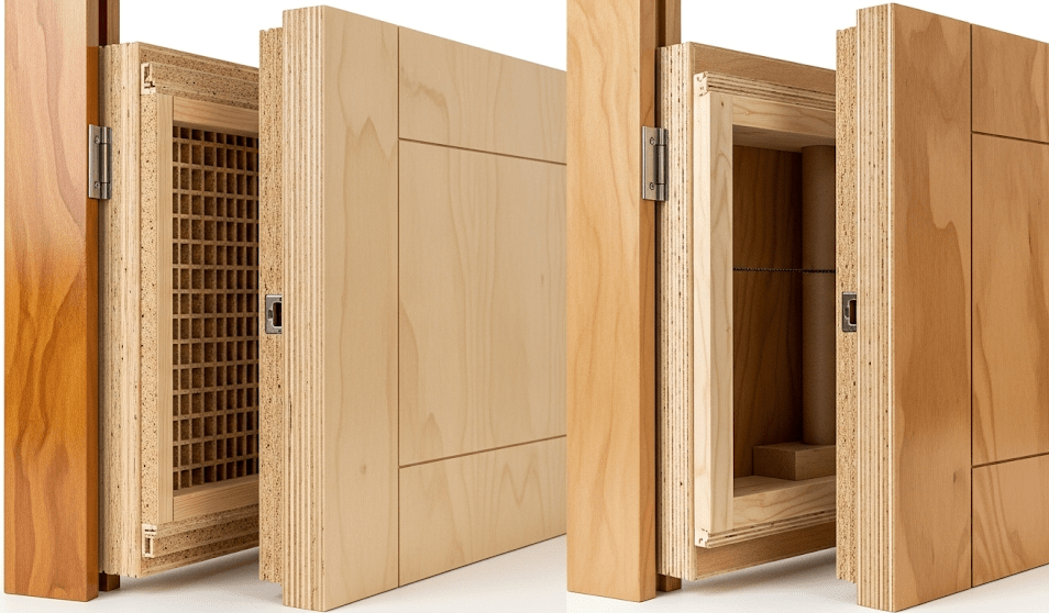 Wooden Flush Door Shutters (Cellular and Hollow Core Type) – Plywood Face Panels
