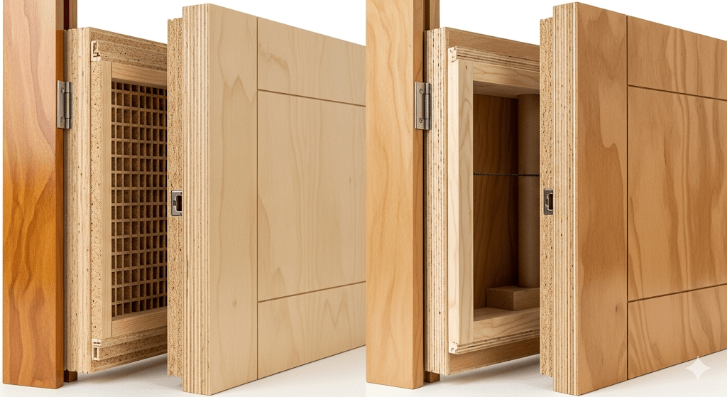 Wooden Flush Door Shutters (Cellular and Hollow Core Type) – Plywood Face Panels