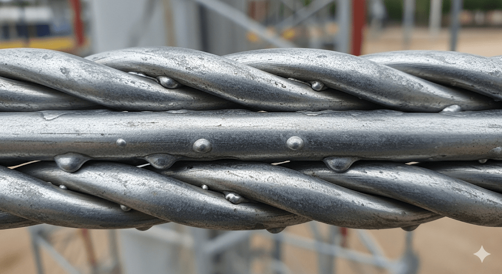 Hot Dip Galvanized Stay Strand IS 2141:2000
