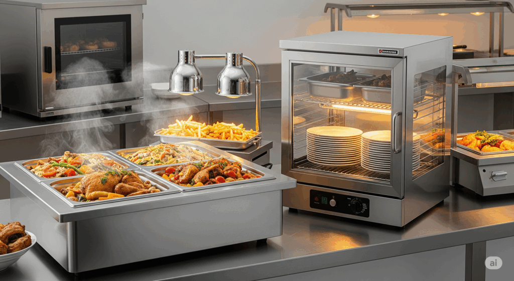 Commercial Electric Appliances for Keeping Food and Crockery Warm