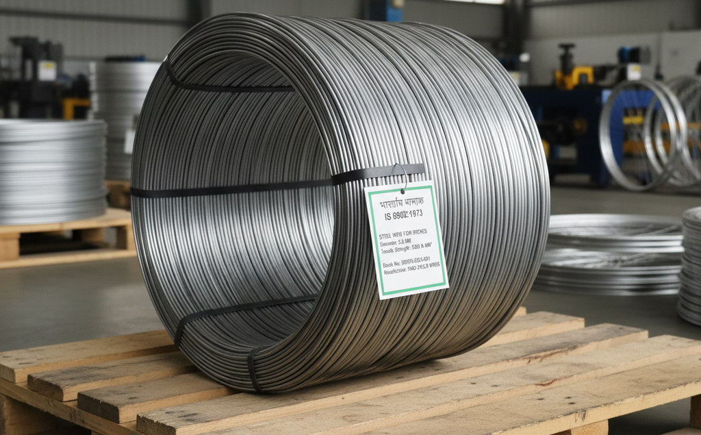 Steel Wire for Spokes – IS 6902:1973: