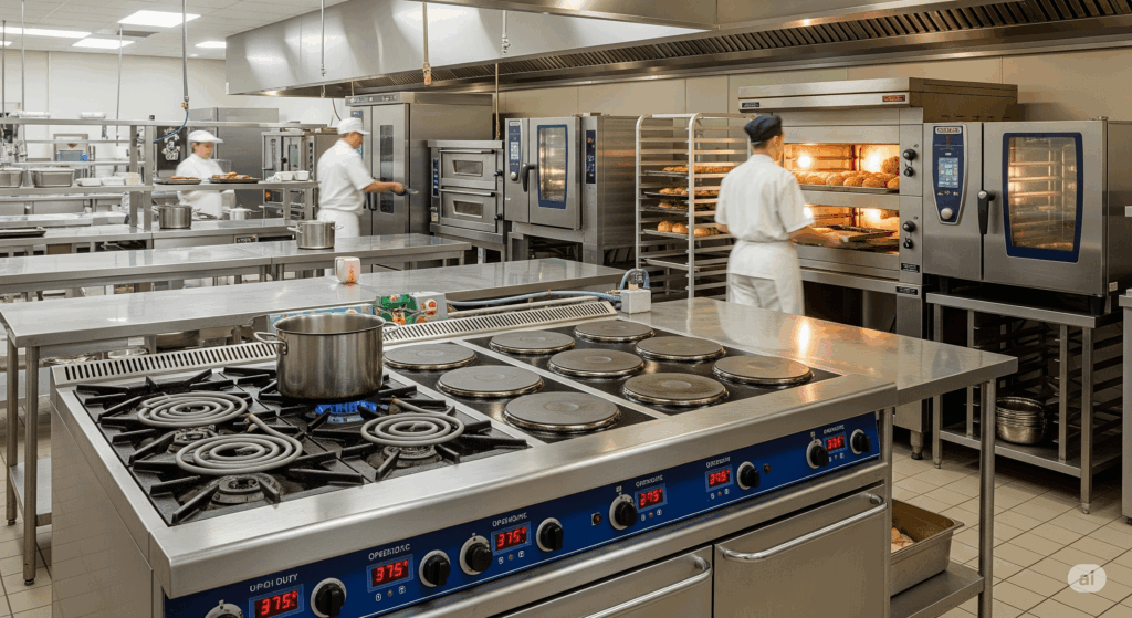 Commercial Electric Cooking Ranges, Ovens, Hobs and Hob Elements