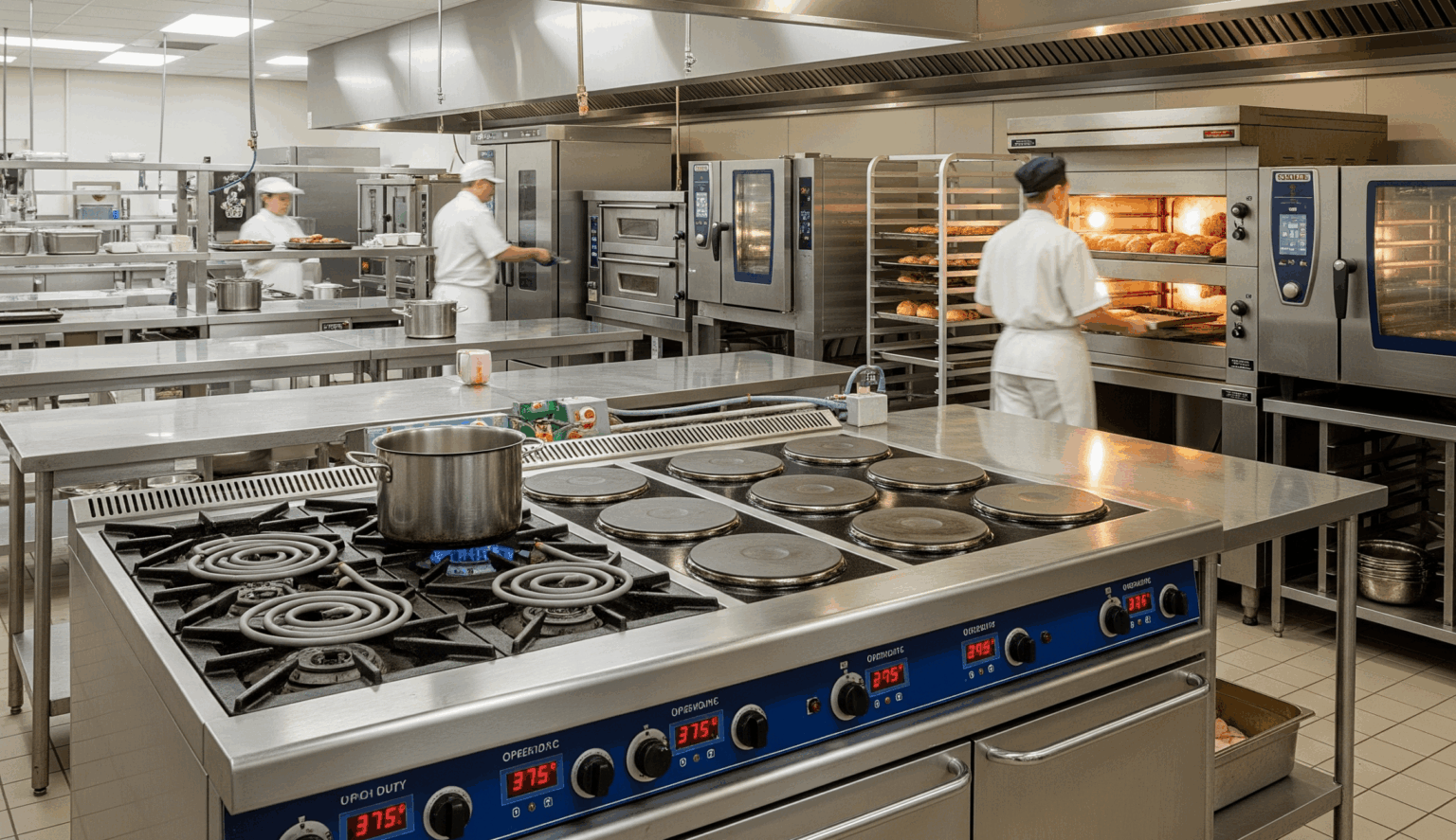Commercial Electric Cooking Ranges, Ovens, Hobs and Hob Elements