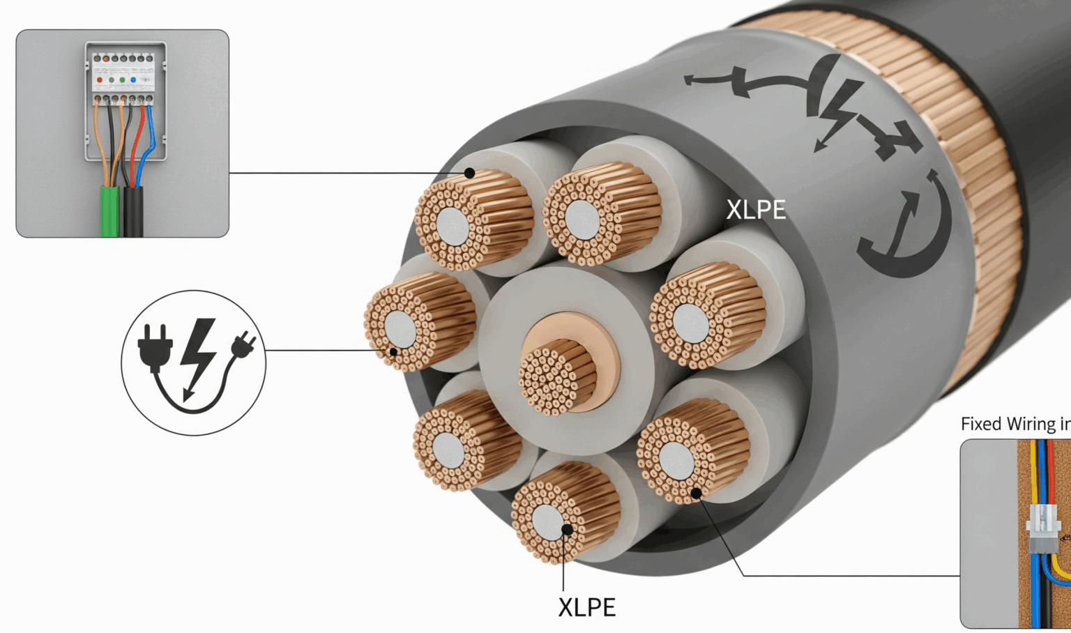 Cross-linked Polyethylene Insulated PVC Sheathed Cables – IS 7098 (Part 1):1988