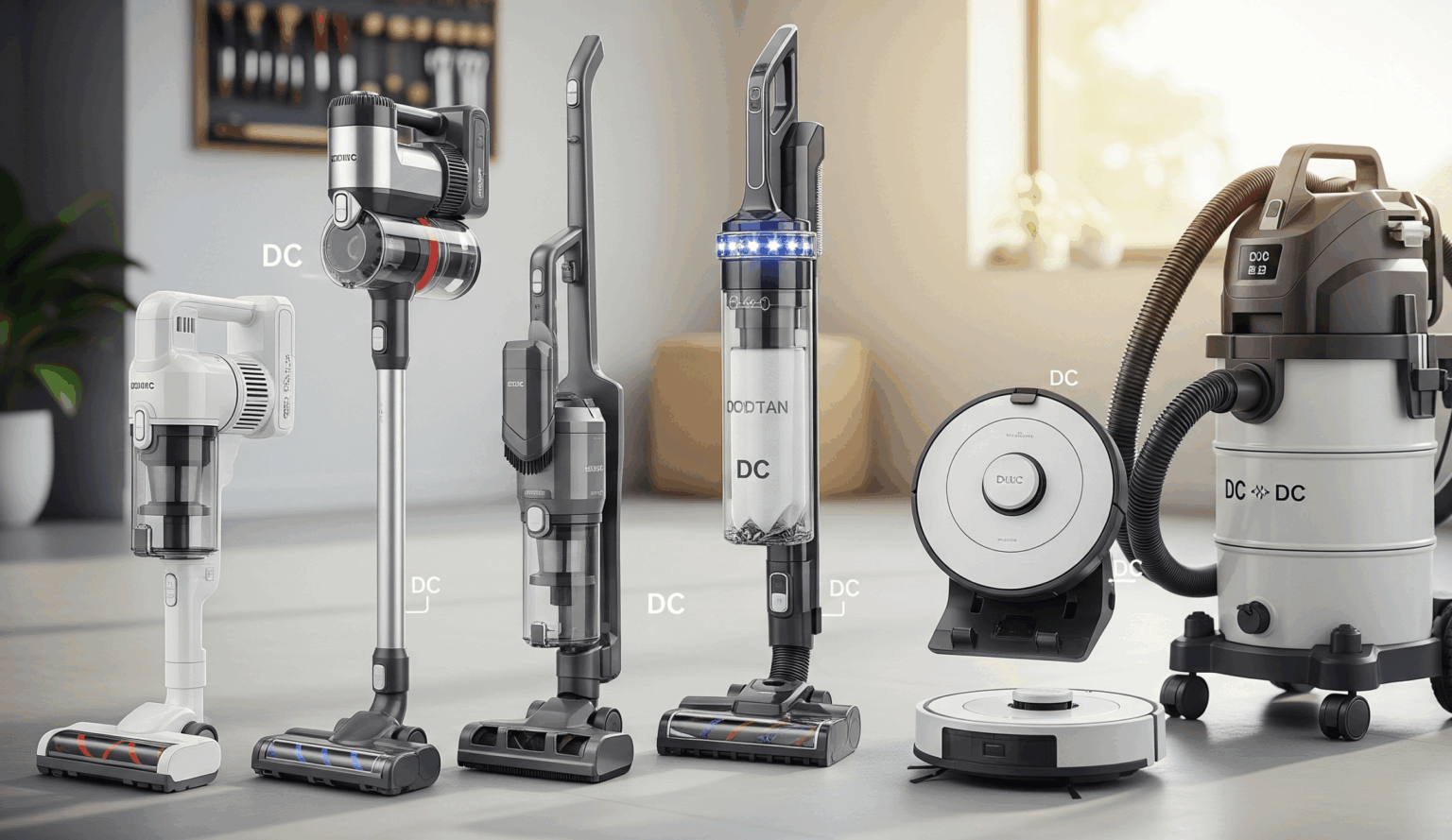 DC Supplied / Battery-Operated Vacuum Cleaners