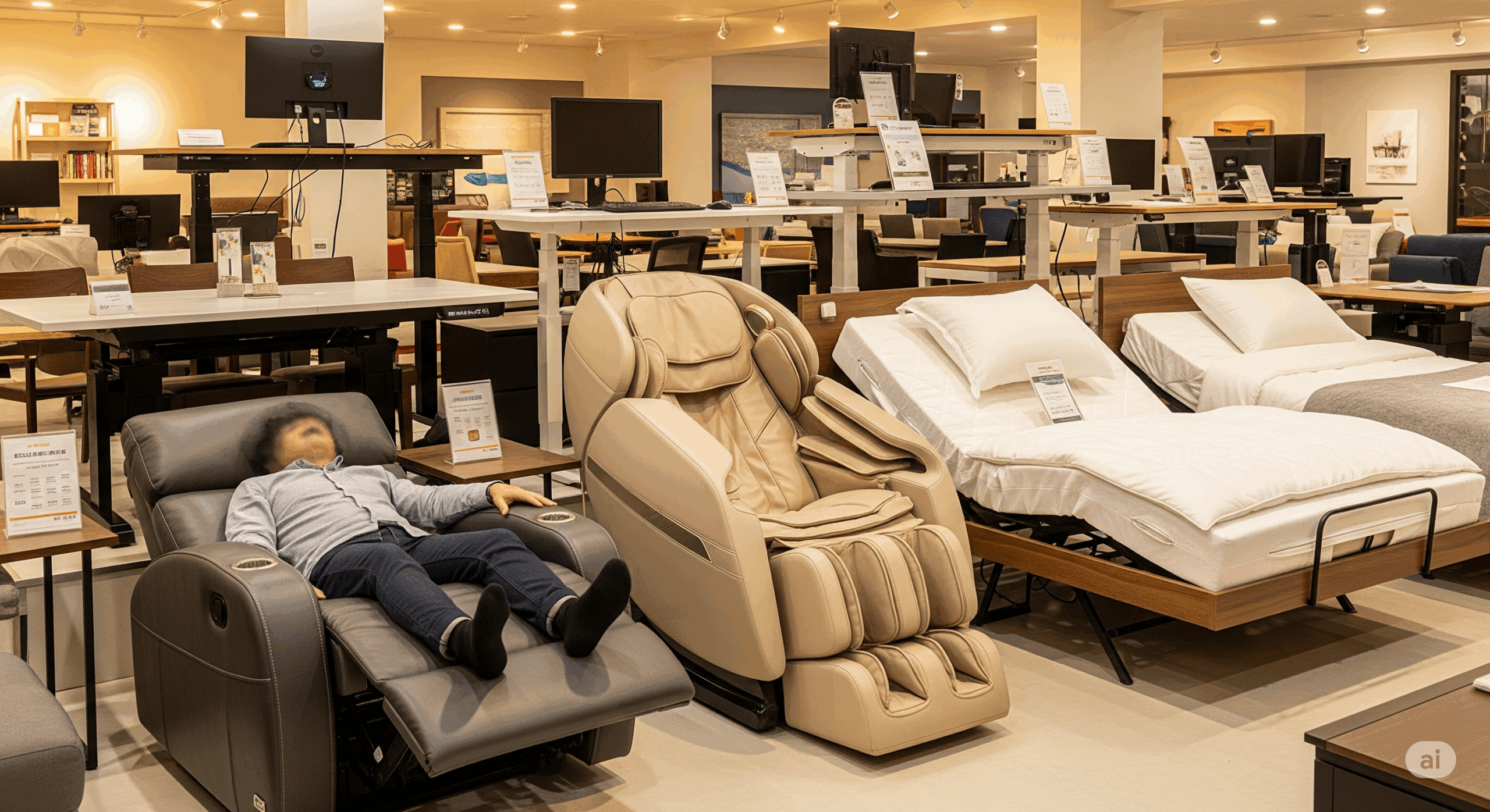 Furniture with Electrically Motorized Parts