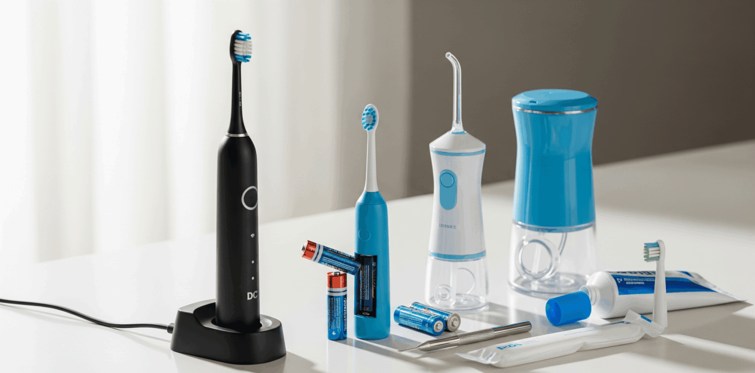DC Supplied / Battery-Operated Toothbrush and Other Oral Hygiene Appliances