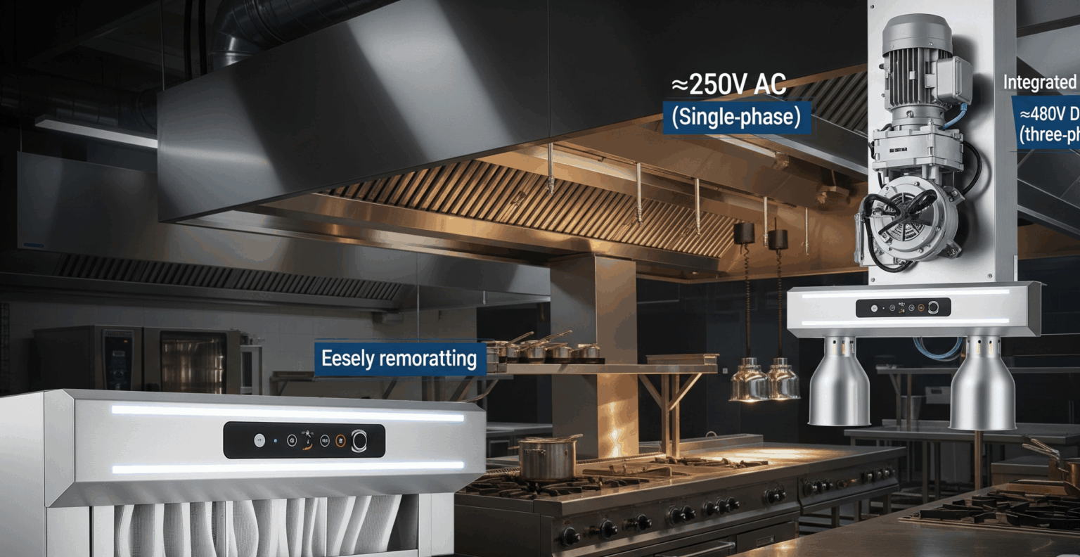 Commercial Electric Hoods