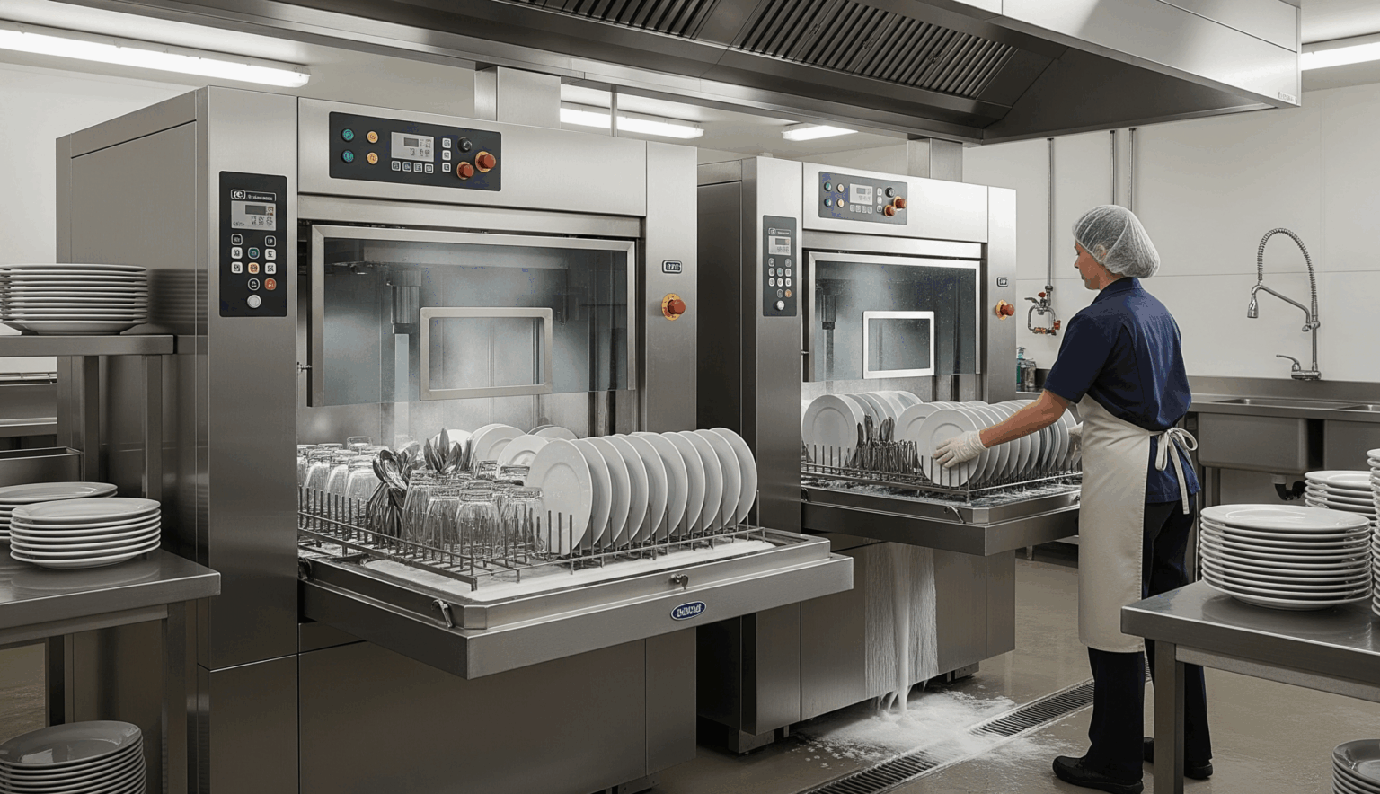 Commercial Electric Dishwashing Machines,