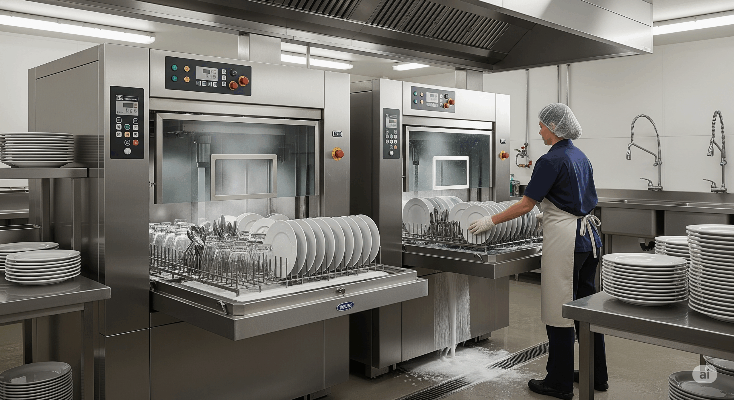 Commercial Electric Dishwashing Machines,