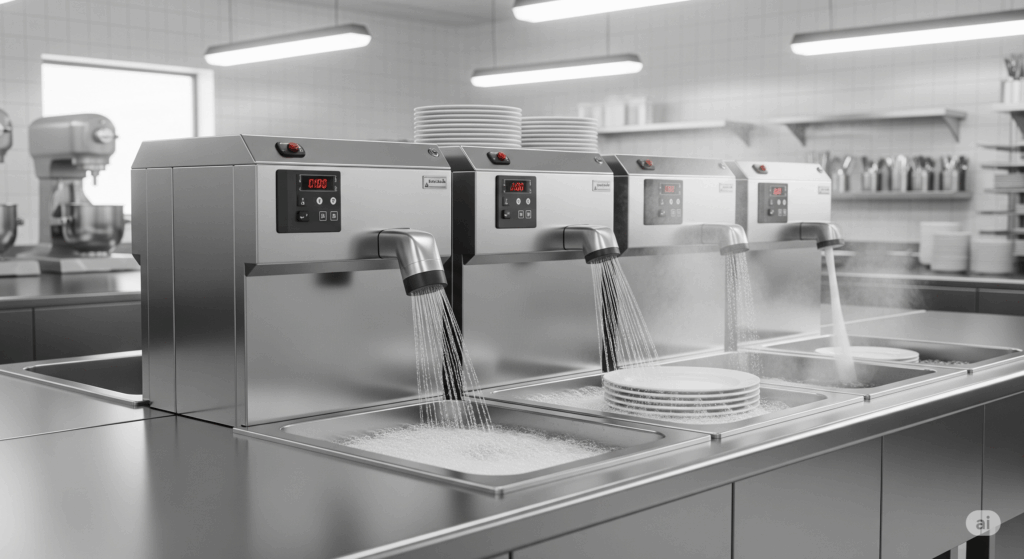 Commercial Electric Rinsing Sinks