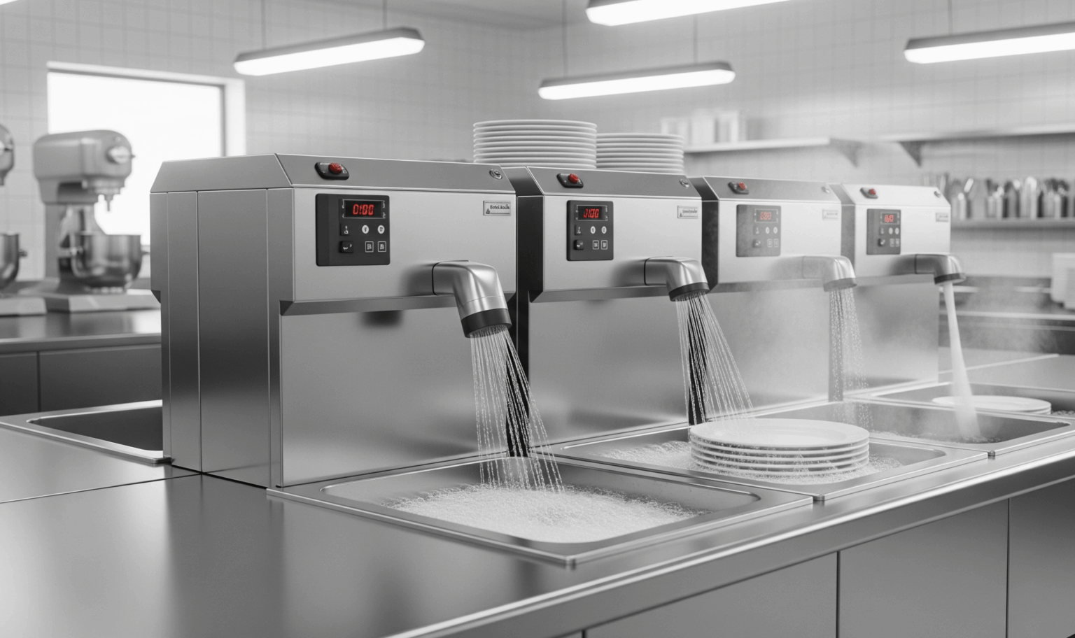 Commercial Electric Rinsing Sinks