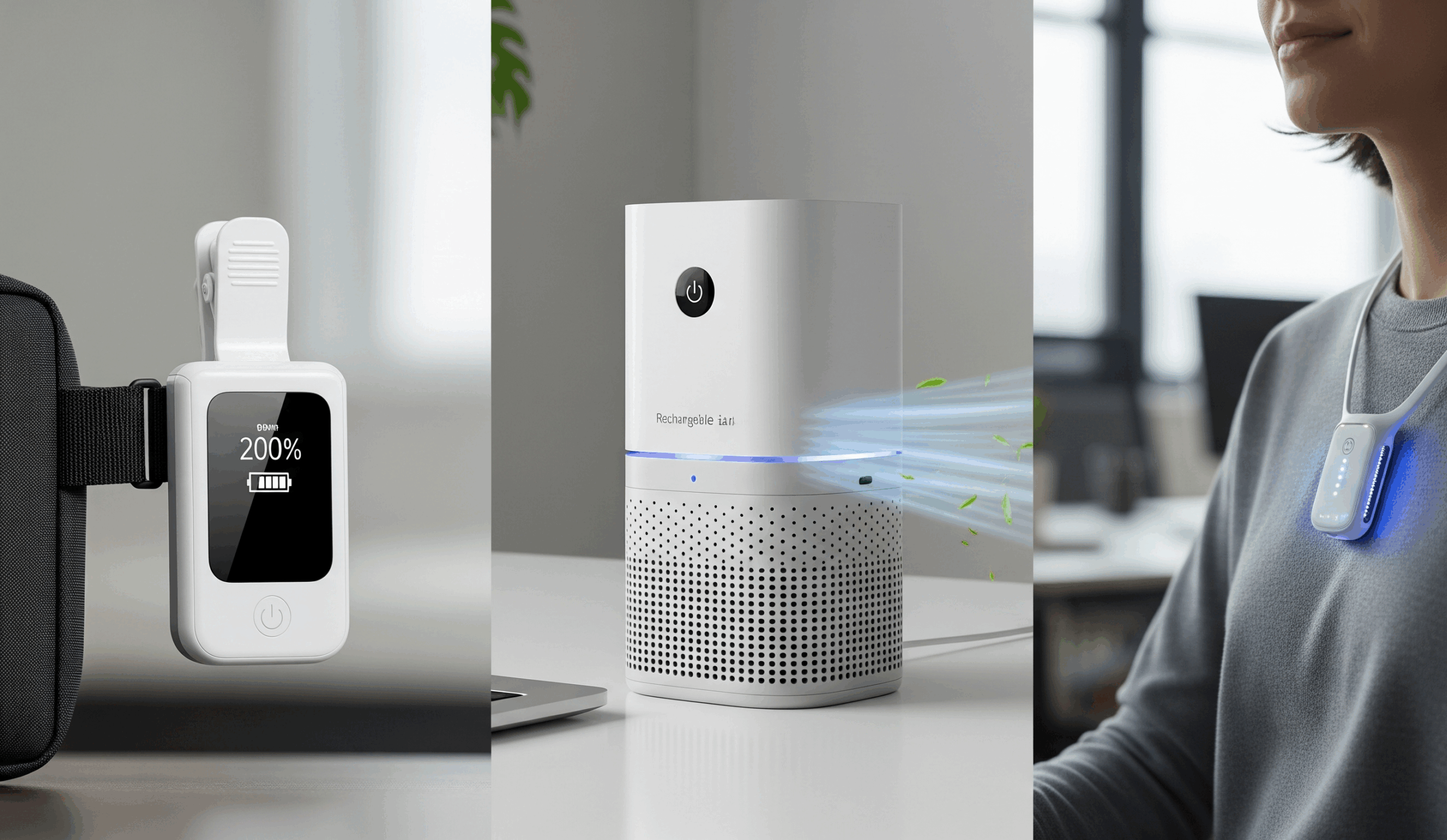 DC Supplied / Battery-Operated Air Purifiers