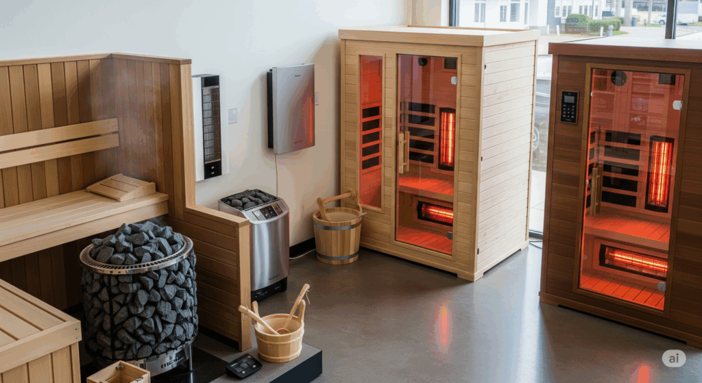 Sauna Heating Appliances and Infrared Cabins