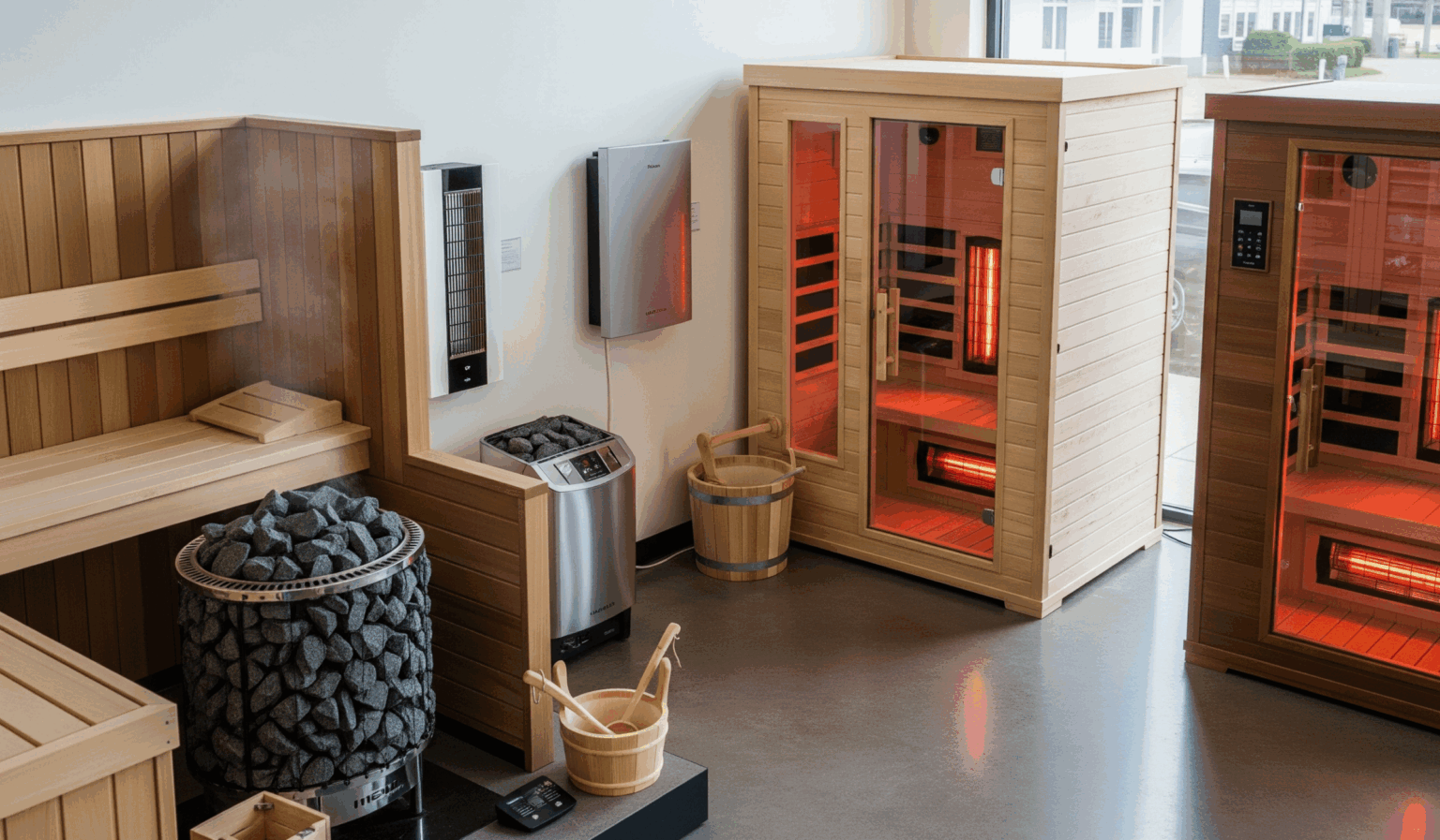 Sauna Heating Appliances and Infrared Cabins