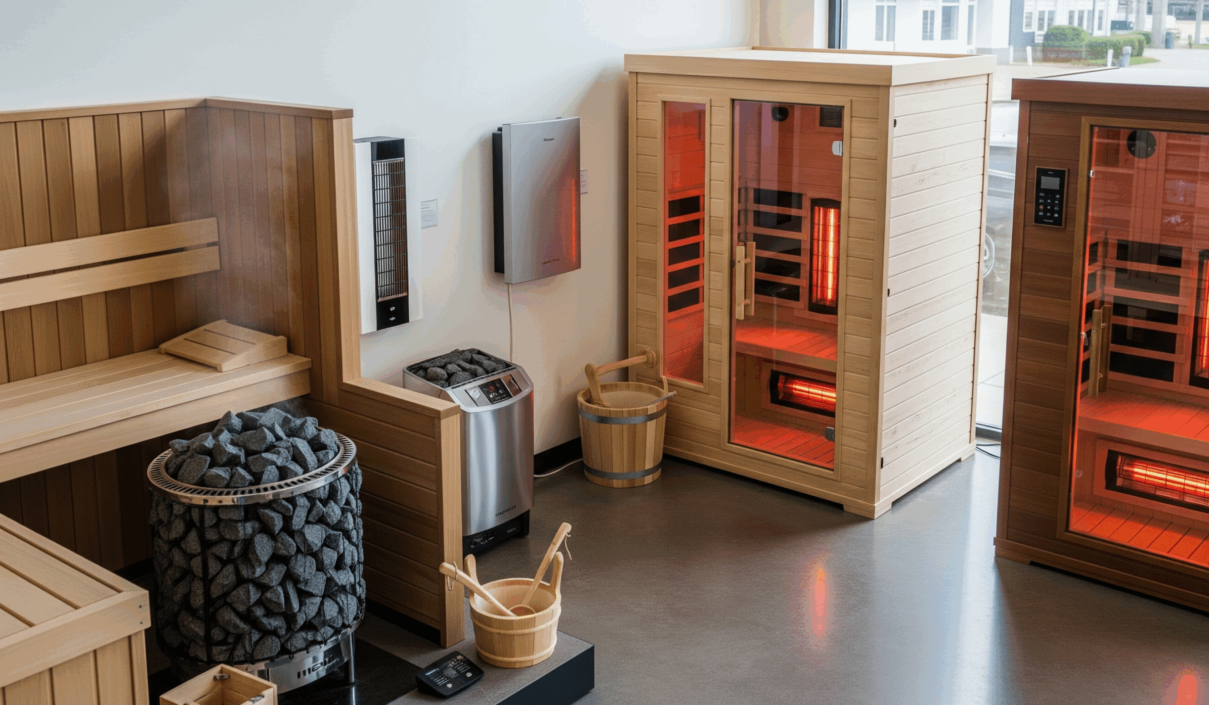 Sauna Heating Appliances and Infrared Cabins