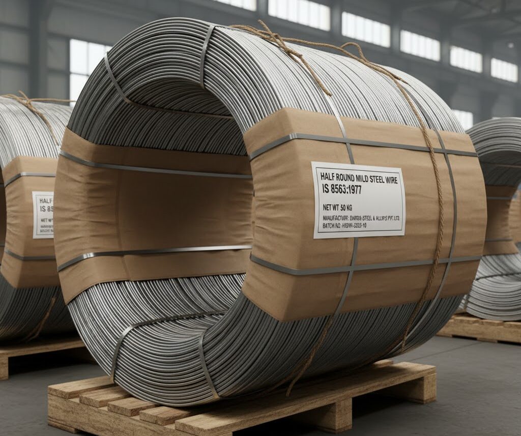 Half Round Mild Steel Wire (IS 8563:1977)
