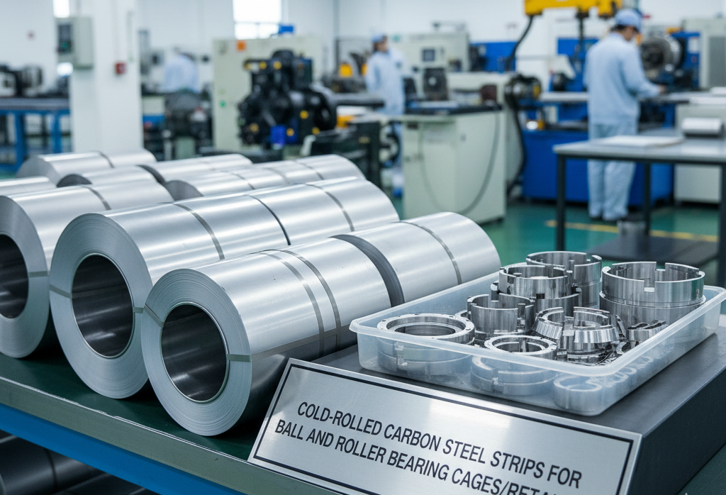 Cold-rolled Carbon Steel Strips for Ball and Roller Bearing Cages/Retainers