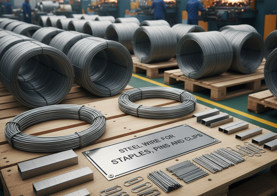 Steel Wire for Staples, Pins and Clips: