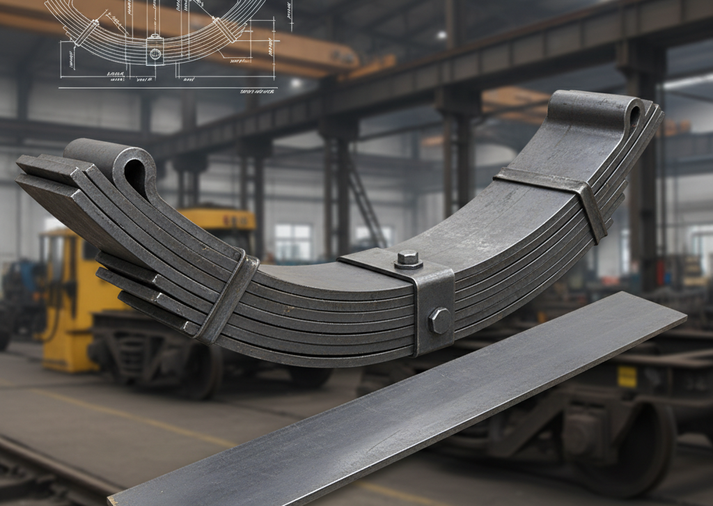 Steel for the Manufacture of Laminated Springs (Railway Rolling Stock) – Part 1: Flat Sections