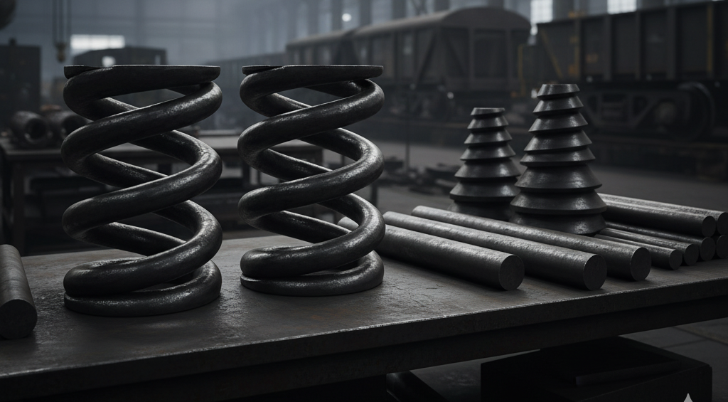 Steel for the Manufacture of Volute and Helical Springs (for Railway Rolling Stock):
