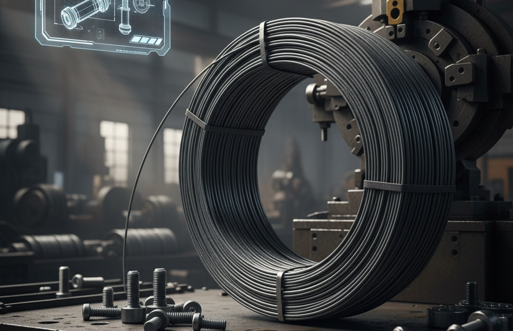 Mild Steel Wire Rod for the Manufacture of Machine Screws (By Cold Heading Process)