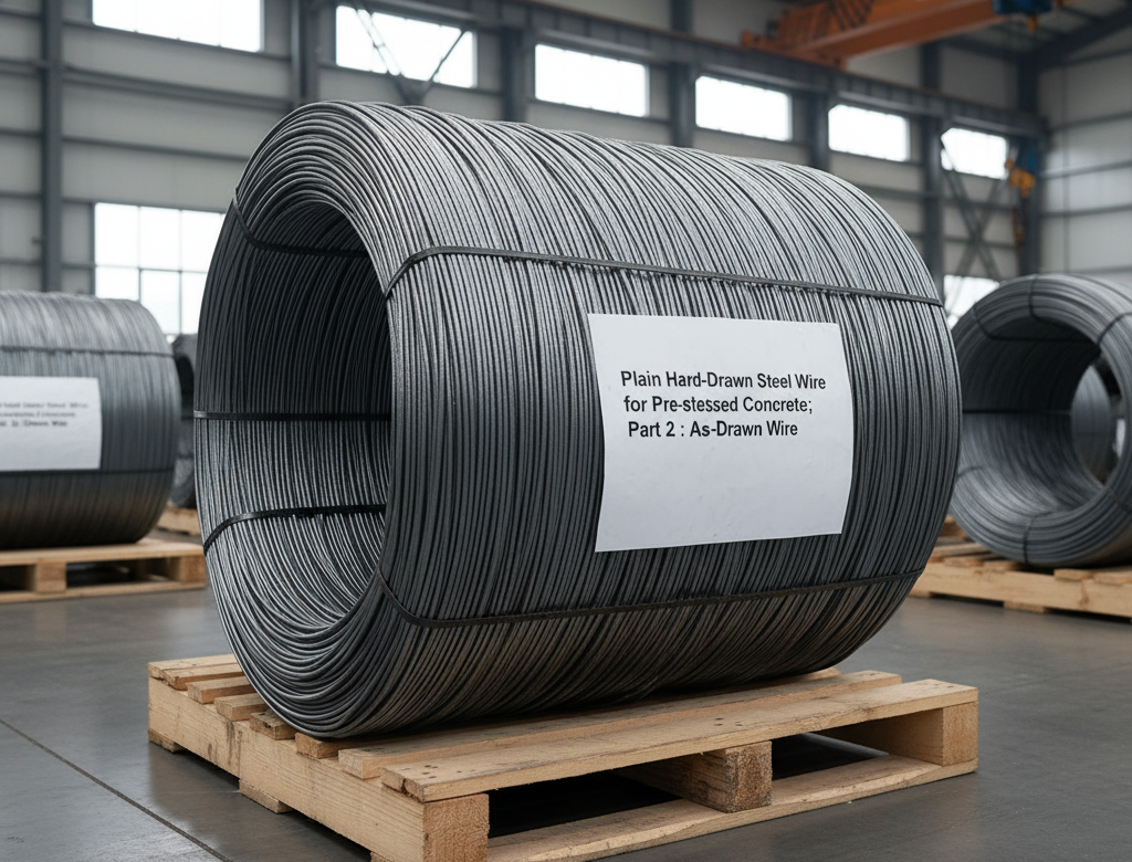 Plain Hard-Drawn Steel Wire for Pre-stressed Concrete – IS 1785 (Part-2):1983
