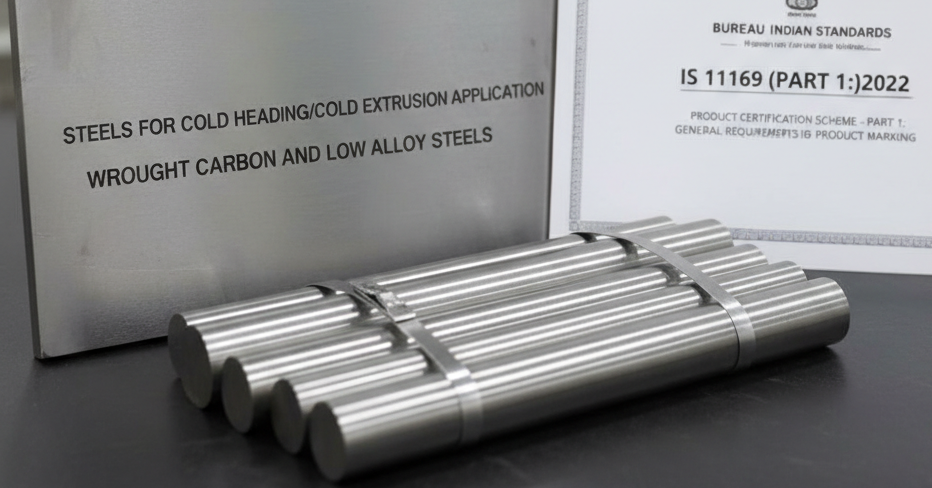 Steels for Cold Heading/Cold Extrusion Application, Part 1: Wrought Carbon and Low Alloy Steels – IS 11169 (Part 1):2022