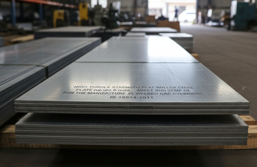 High Tensile Strength Flat Rolled Steel Plate (up to 6 mm), Sheet and Strip for the Manufacture of Welded Gas Cylinders